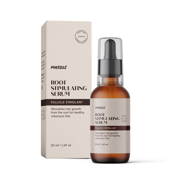 root stimulating serum with carton